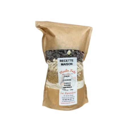 Pack Recette maison : Cookies Avoine chocolat